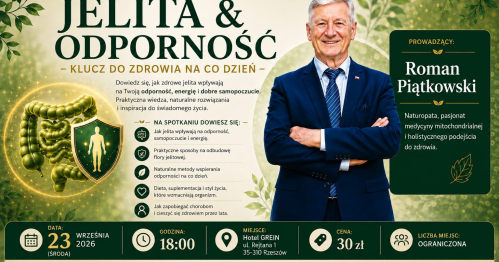 Konferencja Zdrowia - Jelita & Odporność | Rzeszów