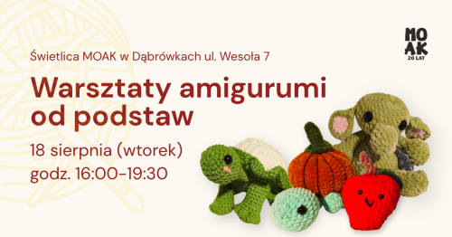 Warsztaty amigurumi od podstaw -  zrób swoje pierwsze szydełkowe jabłuszko!