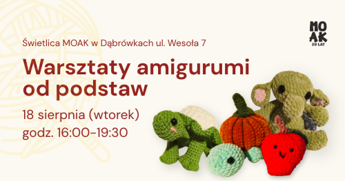 Warsztaty amigurumi od podstaw -  zrób swoje pierwsze szydełkowe jabłuszko!