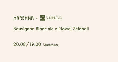 Sauvignon Blanc NIE  z Nowej Zelandii