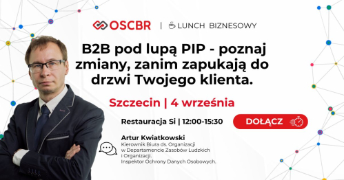 Lunch Biznesowy OSCBR - SZCZECIN 04.09.2026 r.