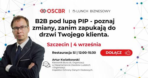 Lunch Biznesowy OSCBR - SZCZECIN 04.09.2026 r.