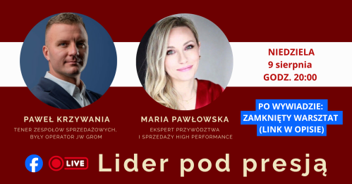 LIDER POD PRESJĄ