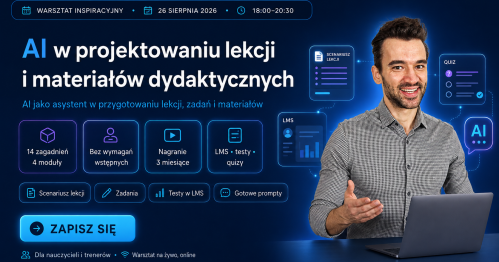 AI w projektowaniu lekcji i materiałów dydaktycznych