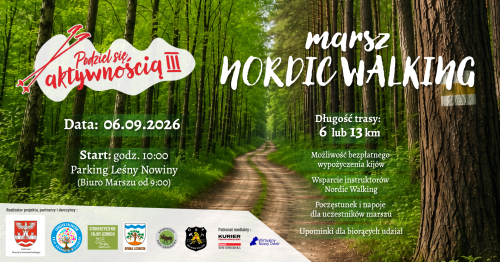 Marsz Nordic Walking "Podziel się aktywnością III"