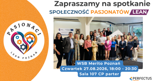 Pasjonaci Lean Poznań - Sierpień 2026