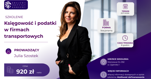 Księgowość i podatki w firmach transportowych