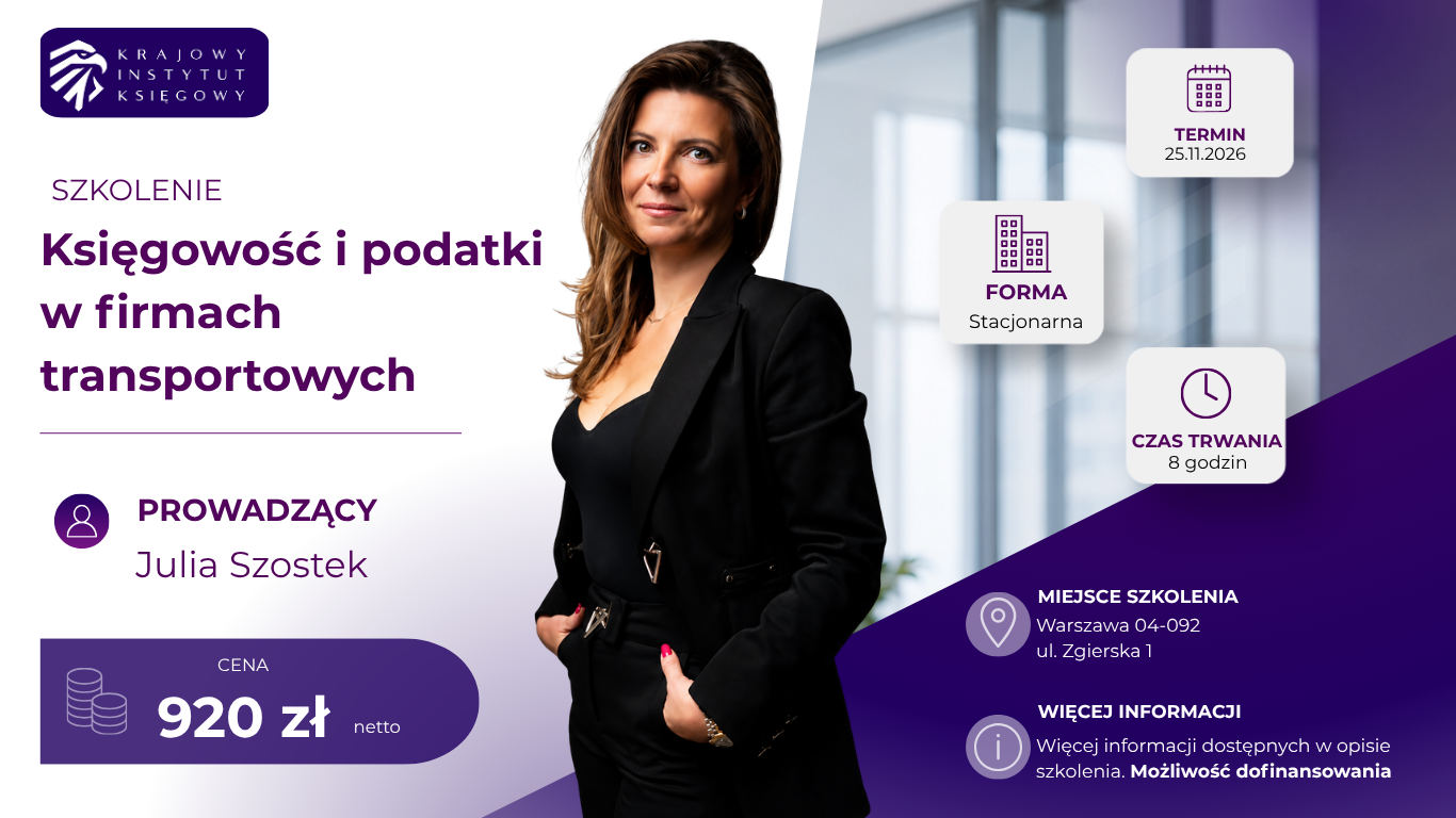 Księgowość i podatki w firmach transportowych