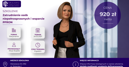 Zatrudnienie osób niepełnosprawnych i wsparcie PFRON