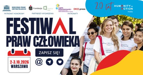 Festiwal Praw Człowieka:     20 lat Humanity in Action Polska