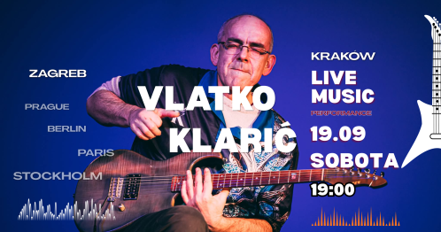 Vlatko Klarić zagra koncert w Tape Up Art Gallery