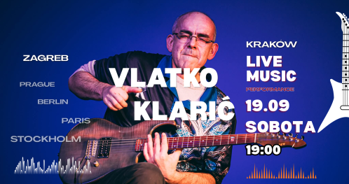 Vlatko Klarić zagra koncert w Tape Up Art Gallery