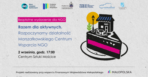Razem dla aktywnych.  Rozpoczynamy działalność Marszałkowskiego Centrum Wsparcia NGO