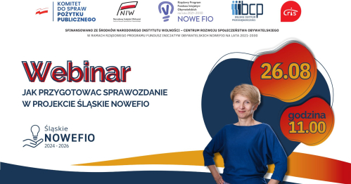 Jak przygotować sprawozdanie w projekcie Śląskie NOWEFIO