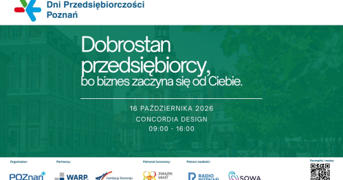 Dobrostan przedsiębiorcy, bo biznes zaczyna się od Ciebie.