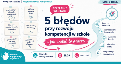 Rozwój kompetencji w szkole: jak zrobić to dobrze - i czego po drodze unikać
