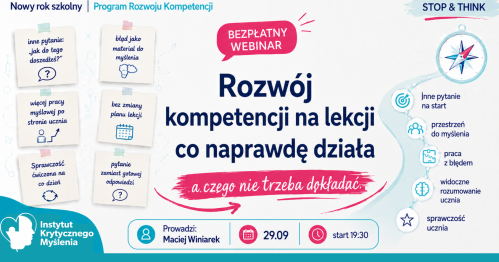 Rozwój kompetencji na lekcji: co naprawdę działa, a czego nie trzeba dokładać