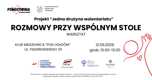 "Rozmowy przy wspólnym stole" - warsztat