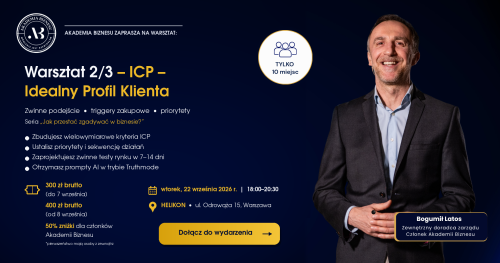 Zdefiniuj Idealnego Klienta (ICP) - spraw, aby Twój produkt był dla niego priorytetem
