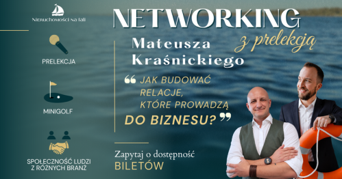 Nieruchomości na Fali - NETWORKING, MINIGOLF i prelekcja Mateusza Kraśnickiego