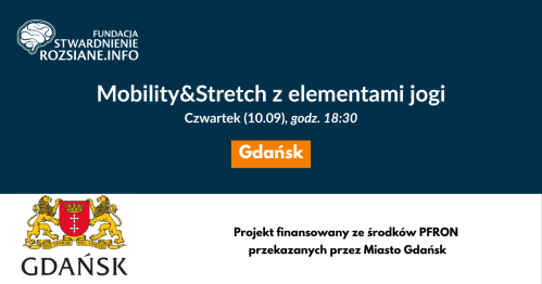 Mobility&Stretch z elementami jogi - zajęcia w Gdańsku dla osób z chorobami neurologicznymi (10.09.2026, godz. 18:30)