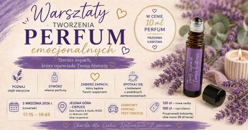 Warsztaty tworzenia perfum emocjonalnych 🌿 Jelenia Góra