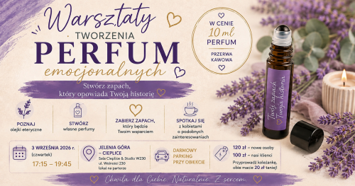Warsztaty tworzenia perfum emocjonalnych 🌿 Jelenia Góra