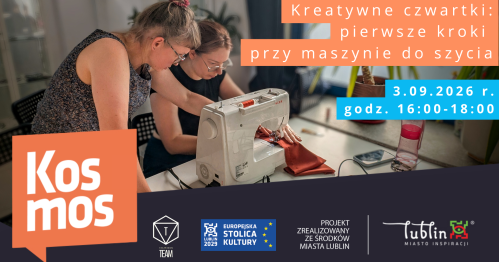 Kreatywne czwartki: pierwsze kroki przy maszynie do szycia
