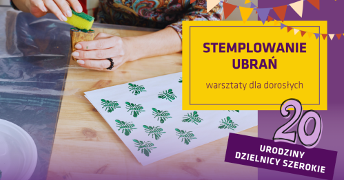 Stemplowanie ubrań - warsztaty