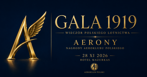 Gala 1919 Wieczór Polskiego Lotnictwa / Aerony-Nagrody Aeroklubu Polskiego