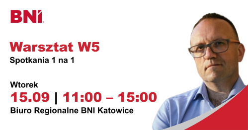 Katowice: Warsztat W5 - Spotkania 1 na 1