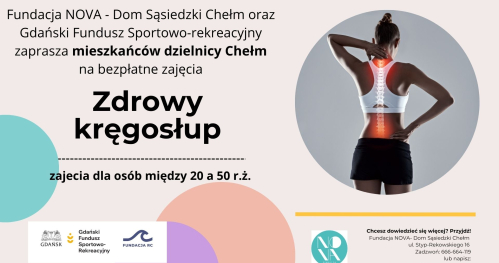 Zajęcia "Zdrowy kręgosłup"