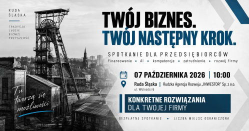 TWÓJ BIZNES. TWÓJ NASTĘPNY KROK.