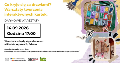 Co kryje się za drzwiami? - Warsztaty tworzenia interaktywnych kartek.
