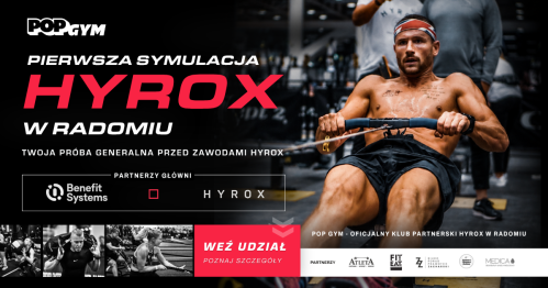 Pierwsza oficjalna symulacja Hyrox w Radomiu | POP GYM
