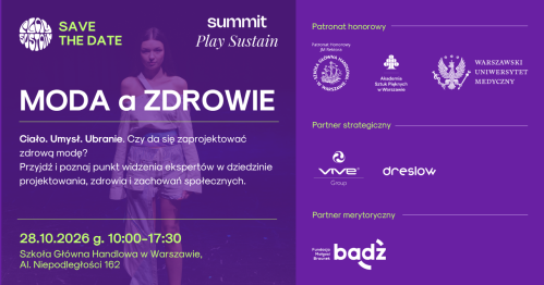 Summit Play Sustain 2026: Moda a zdrowie