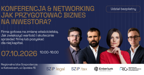 Konferencja & networking - Jak przygotować biznes na inwestora?