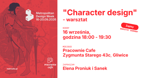 "Character design" - warsztaty projektowania postaci