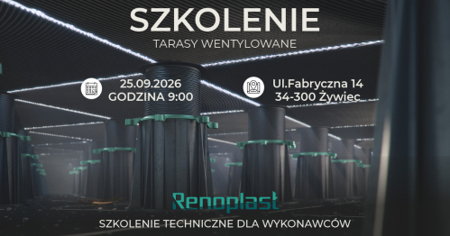 RENOPLAST - Szkolenie: Tarasy wentylowane