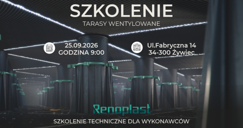 RENOPLAST - Szkolenie: Tarasy wentylowane
