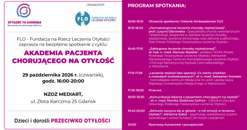AKADEMIA PACJENTA CHORUJĄCEGO NA OTYŁOŚĆ - Gdańsk