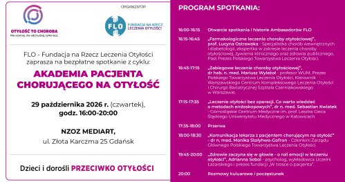 AKADEMIA PACJENTA CHORUJĄCEGO NA OTYŁOŚĆ - Gdańsk