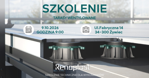 RENOPLAST - Szkolenie: Tarasy wentylowane
