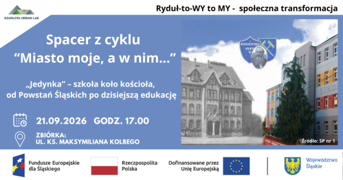 Spacer z cyklu Miasto moje, a w nim…: "Jedynka" - szkoła koło kościoła, od Powstań Śląskich po dzisiejszą edukację.