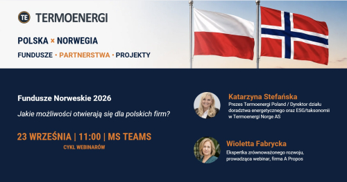 WEBINAR Fundusze Norweskie 2026