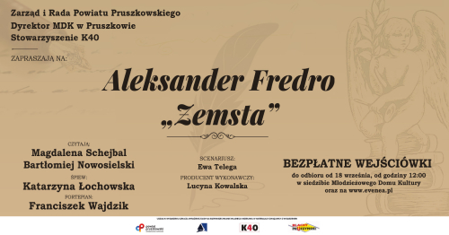 Salon Poezji K40 "Zemsta" ~ Aleksander Fredro