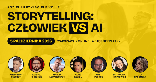 Kozieł i Przyjaciele vol. 2 STORYTELLING: CZŁOWIEK VS AI