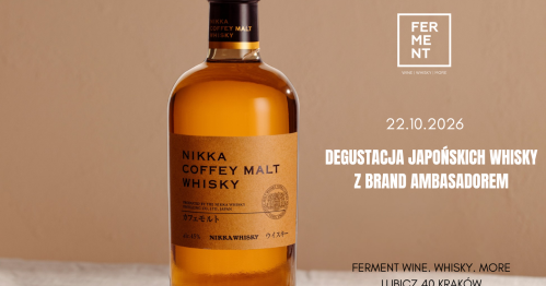 Nikka - degustacja 6 japońskich whisky z brand ambasadorem
