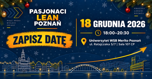 36 Pasjonaci Lean Poznań Grudzień