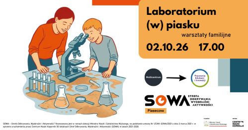 Laboratorium (w) piasku - warsztaty familijne